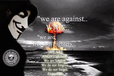 asheno7's tweet photo. #anonymous #freedomfighters 
Let's support anonymous......
I choose dangerous freedom over peaceful slavery!! Wbu??? https://t.co/N5JRHHQcG5
