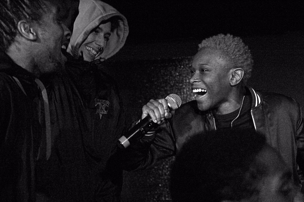 sushiboyfilmz's tweet photo. #BoomRecord had @choc__hd in the building #fredo_pictures another young black sister tryna make a difference in the right way ๐ฏ #BookMe https://t.co/jVqQM6jW4J