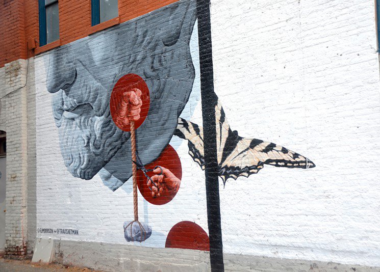 My mural from January, featured in <a href="/DenverWestword/">Denver Westword</a> best of list westword.com/arts/twenty-fi…
