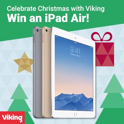 WIN an iPad Mini 2 Wi-Fi 16GB! RT &amp; tell us how many stars are on our “Celebrate Christmas” banner (found here: po.st/2fQDKV)