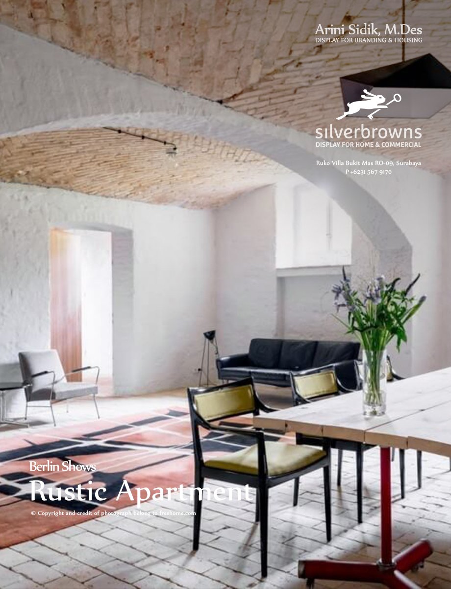 A Charming industrial  interior in a Mediteranian Style Building. Get more ideas on on.fb.me/21Tle2w.