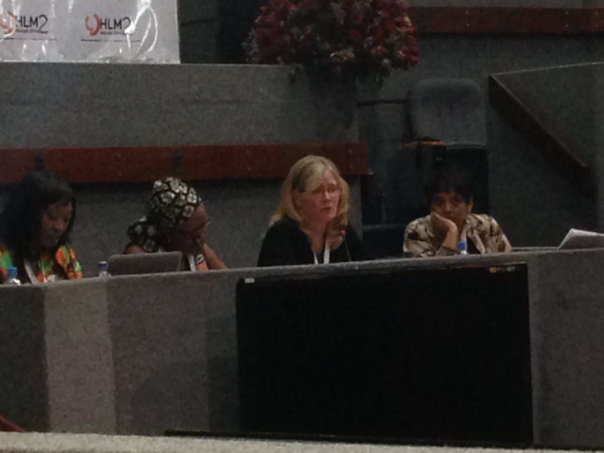 ACIC's tweet photo. Leslie Norton, GAC, mentions that $12 trillion could be added to GDP by advancing gender equality...#HLM2Nairobi #HLM2 #NA4DE https://t.co/gwntdngLQm