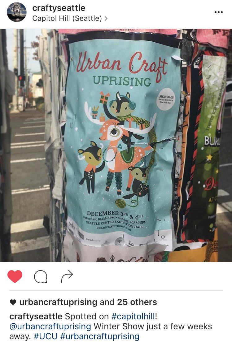 TheCatBall's tweet image. Urban Craft Uprising is this weekend in Seattle! #urbancraftuprising