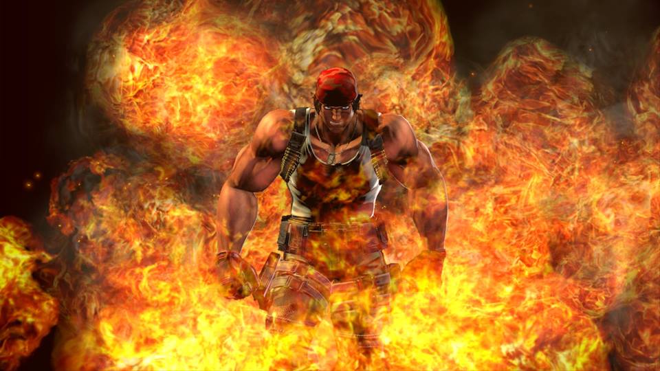 bruripin's tweet photo. On #Fire Edition!
#KOFIXV
#Ralf Jones https://t.co/Ncb42oSR86