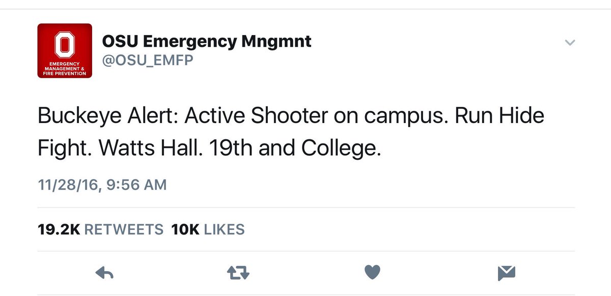 drmcalister's tweet image. OSU math:
Car + knife = a gun?! WTF?! #OSUAttacker #gunsense