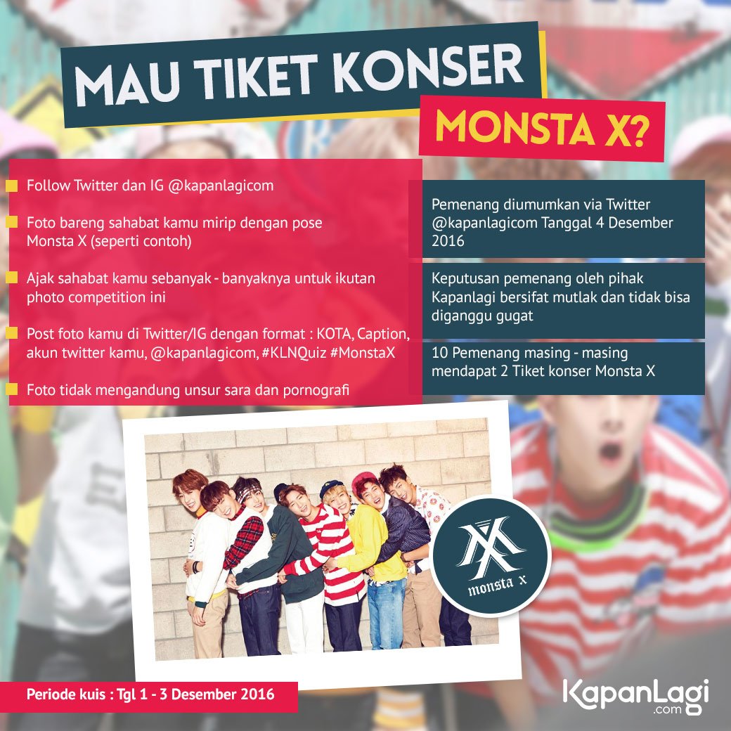 INFO lengkap Kuis #KLNQuiz #MonstaX <a href="/SH_ENTIndonesia/">SH Elim Jaya Ent.</a> bisa dilihat di LIKES ya KLovers !
