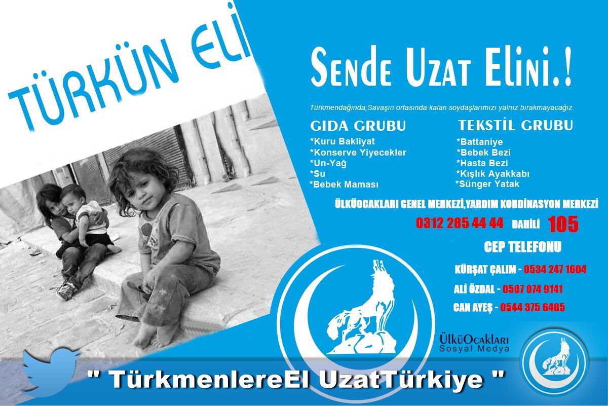 " TürkmenlereEl UzatTürkiye "