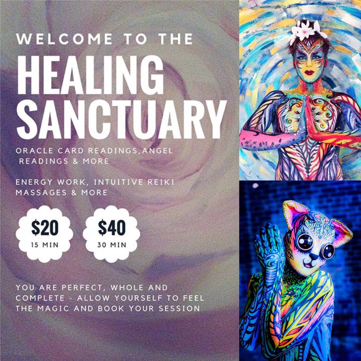 🙏 body paint + healing sanctuary at the Toronto debut of @therealacidpauli <a href="/District28TO/">District 28</a> Event Link: IN BIO 🎶