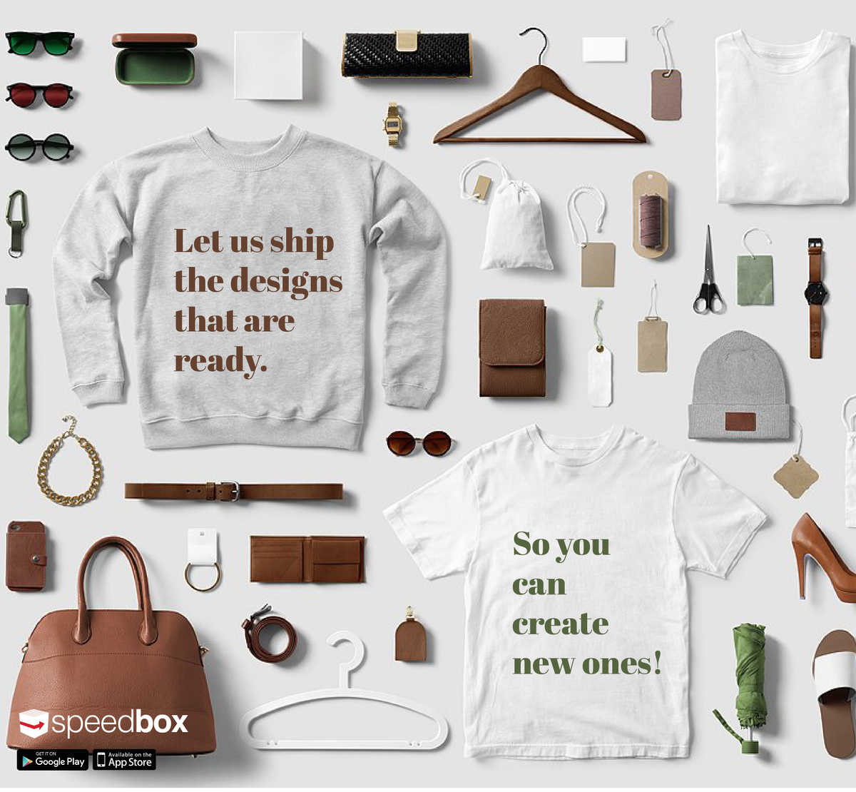 SpeedboxMaster's tweet image. Ship your awesome designs with Speedbox!
Download #SpeedboxApp now - bit.ly/speedbox
#WorlwideShipping #designers #imports #couriers