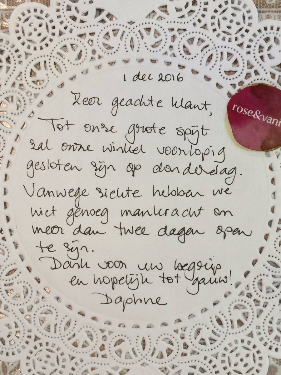 Voorlopig alleen open op vrijdag en zaterdag. We doen ons best om zo snel mogelijk ook weer op donderdag open te zijn!