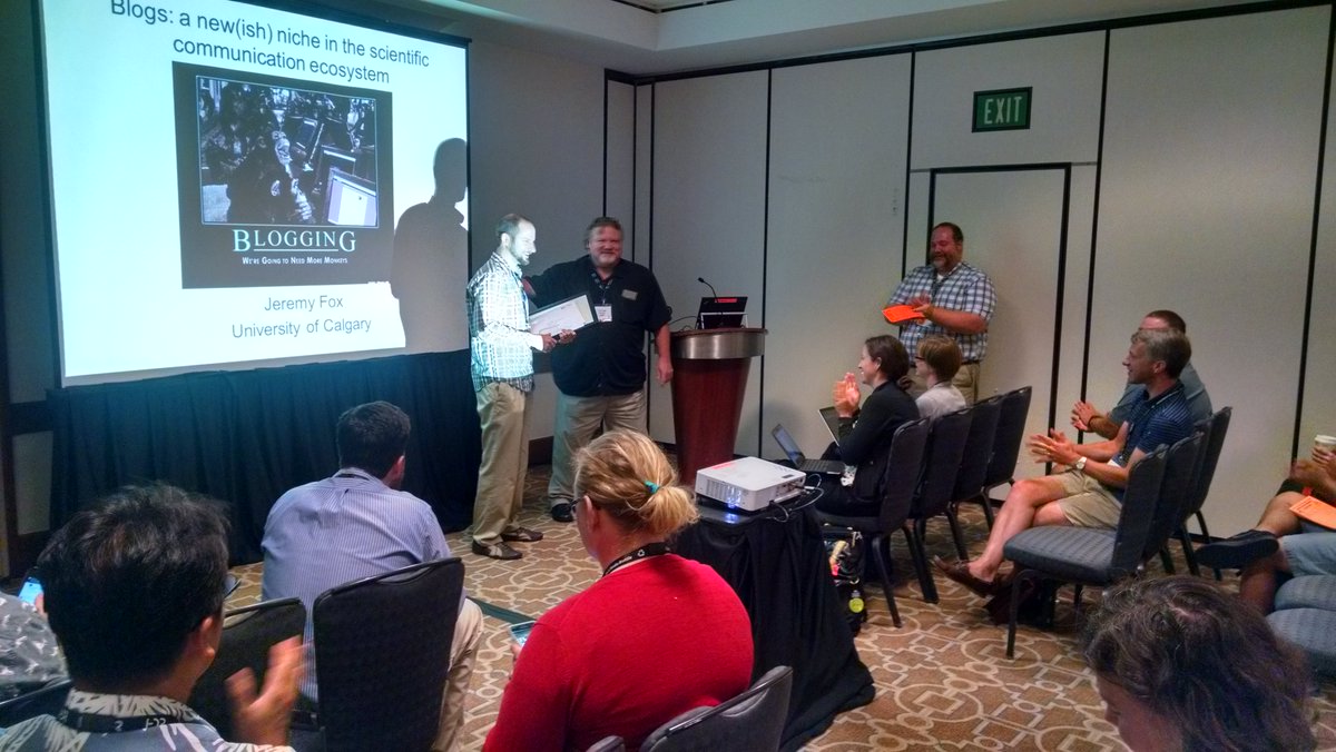 Dr. Wes Larson  is the Recipient of the 2016 W.F. Thompson Award for Best Student Paper -  aifrb.org/dr-wes-larson-…