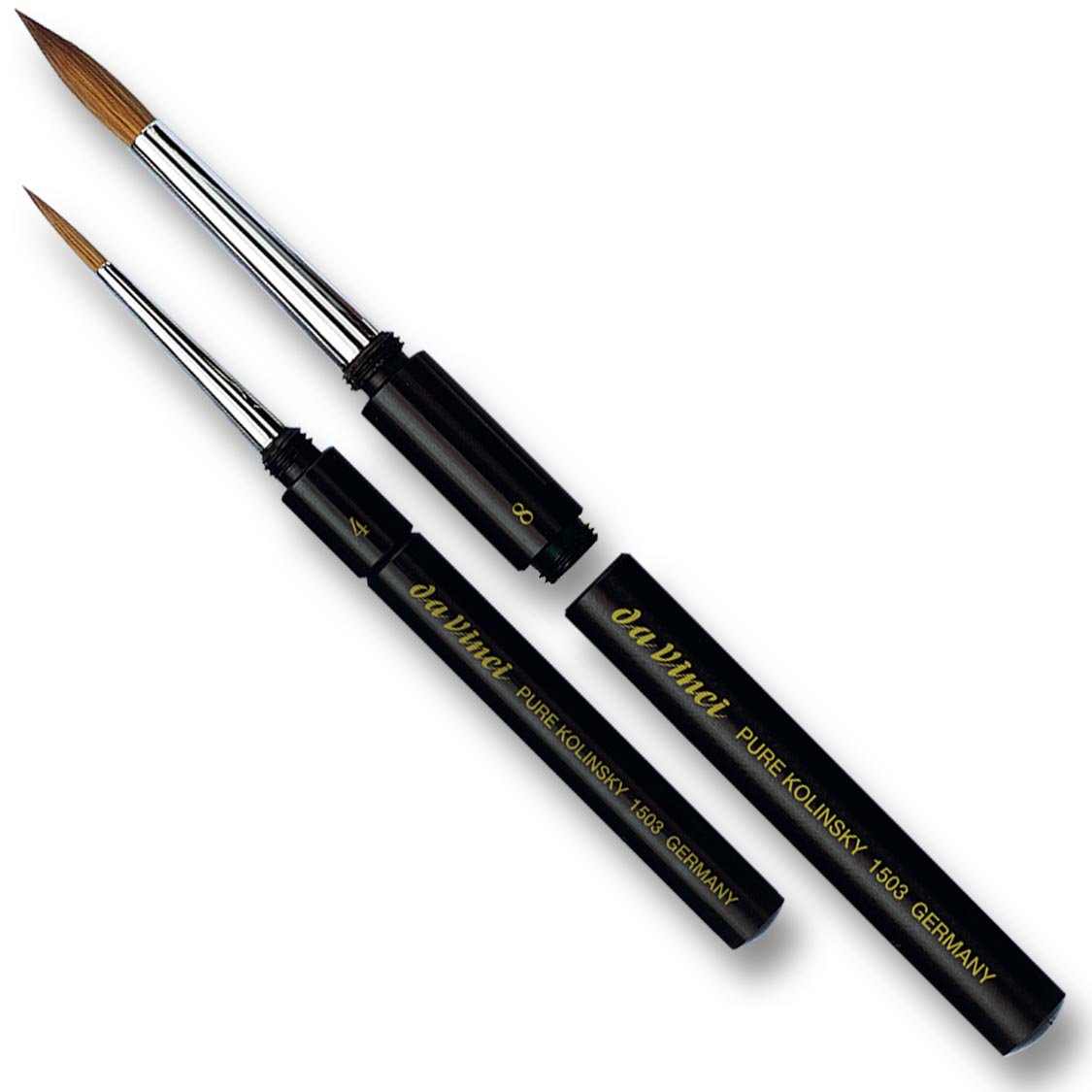 davincidefet's tweet photo. The #REDSABLE BRUSH SO-CALLED ”POCKET BRUSH“
Series #1503 with selected #Kolinsky redsablehair,double section black artificial horn #handles https://t.co/qkfIctHB06