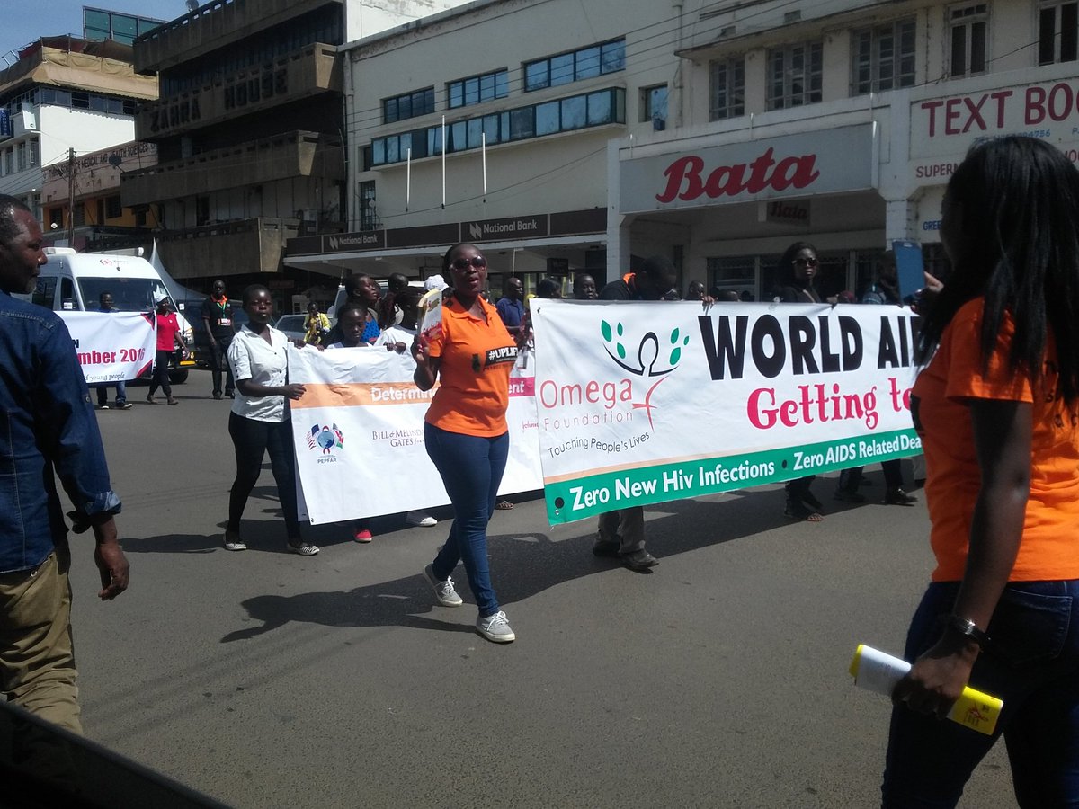 Amonmurerwa's tweet photo. Our partners in southwest kenya join the march #WorldAIDSDay2016 #ppglobe https://t.co/VJmyYbDtPC
