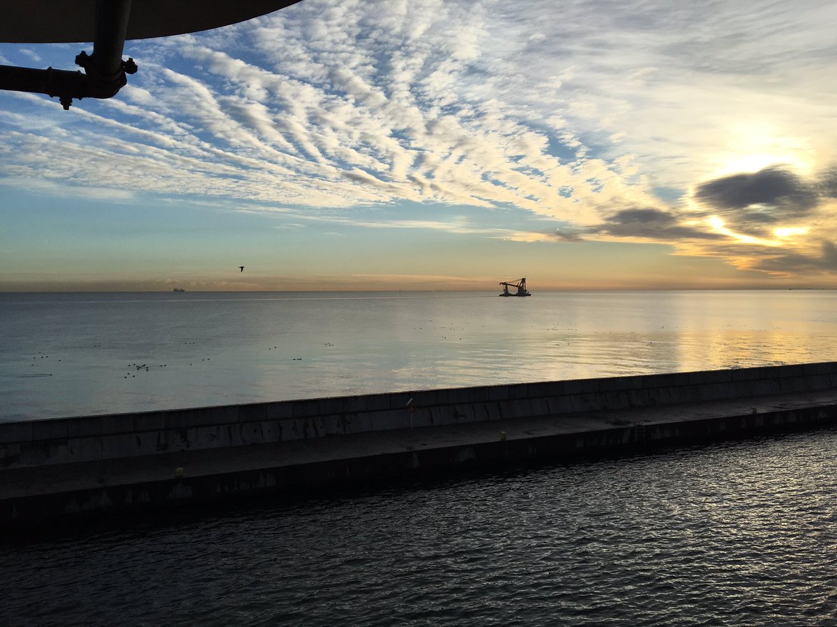 #Gdynia breaker #Baltic #sea #no #wind