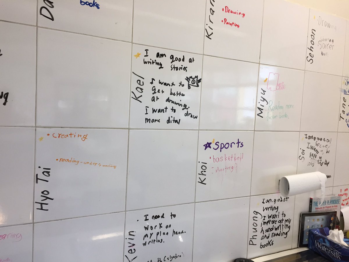 dylan_meikle's tweet photo. Loved @angelaebrienza 's #learningspace today ~ the class have found writeable surfaces everywhere! #pypchat #modernlearningenvironments https://t.co/k7pSIESTQK