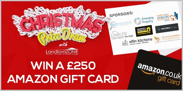 LandlordZONE's tweet photo. @landmansage Enter the @LandlordZONE #Christmas Prize Draw to #Win a £250 Amazon Gift Card! 🎁🎄🎅 Enter here: https://t.co/xBGdz2g2C3 https://t.co/3vdlQSyKIx