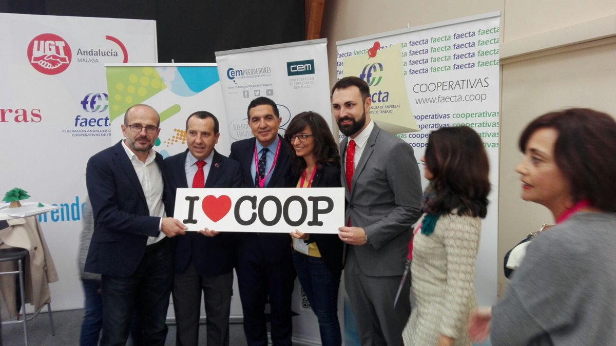 FAECTA_'s tweet photo. En #DíAndalucíaEmprendedora las instituciones con el cooperativismo https://t.co/zzV90VIjZs