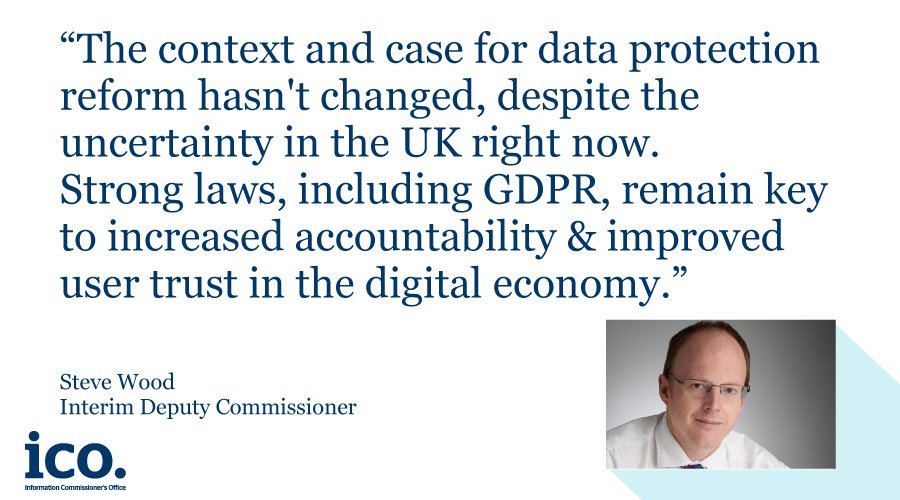ICOnews's tweet photo. ICO's Steve Wood is speaking about GDPR changes @forumeurope #data2016 conference. Read more in this blog:  https://t.co/zHsOoC54PQ https://t.co/us5CayntFk