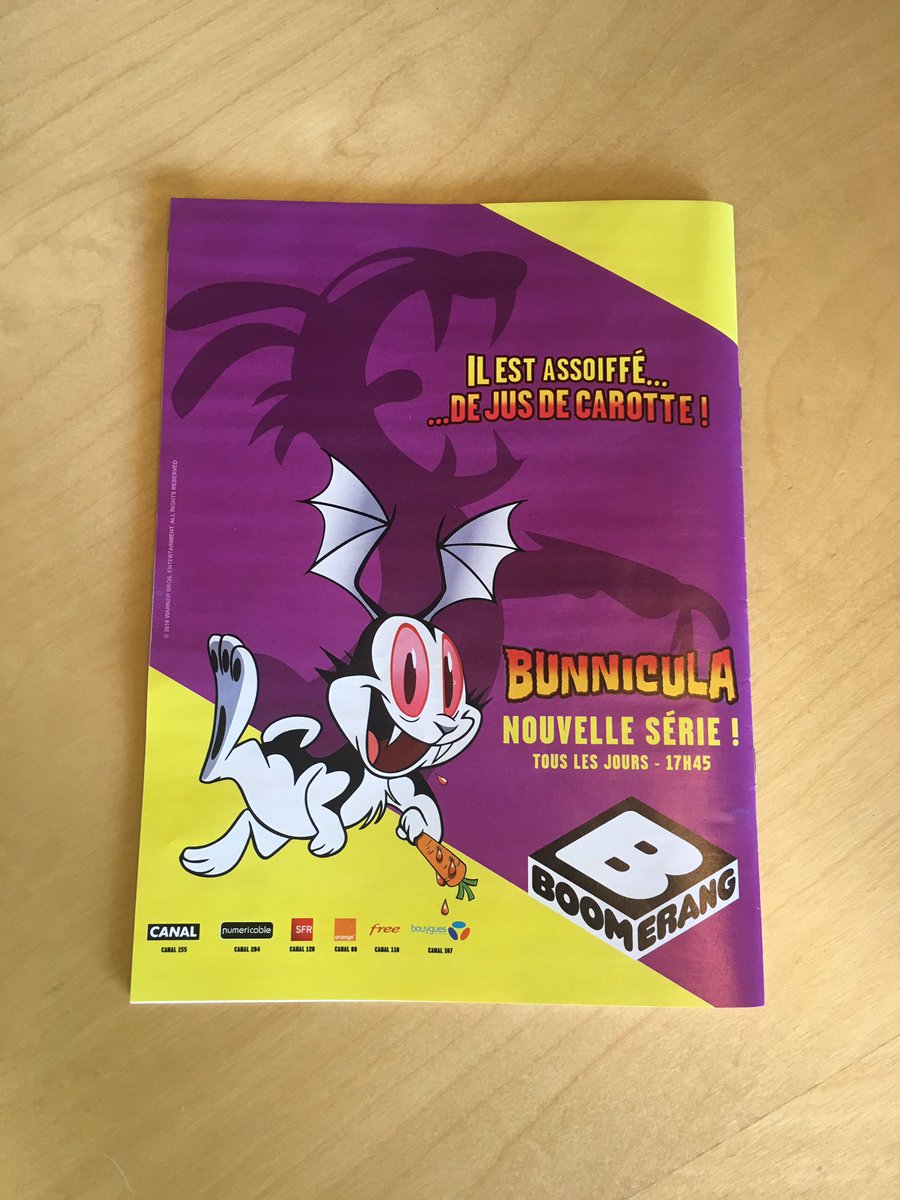 WarnerMedia_FR's tweet photo. Quand #Bunnicula arrive sur #BoomerangTV, il le fait savoir sur #AirForKids @iciBarbes @mcdonaldsfrance https://t.co/W6Dd9XD6yt