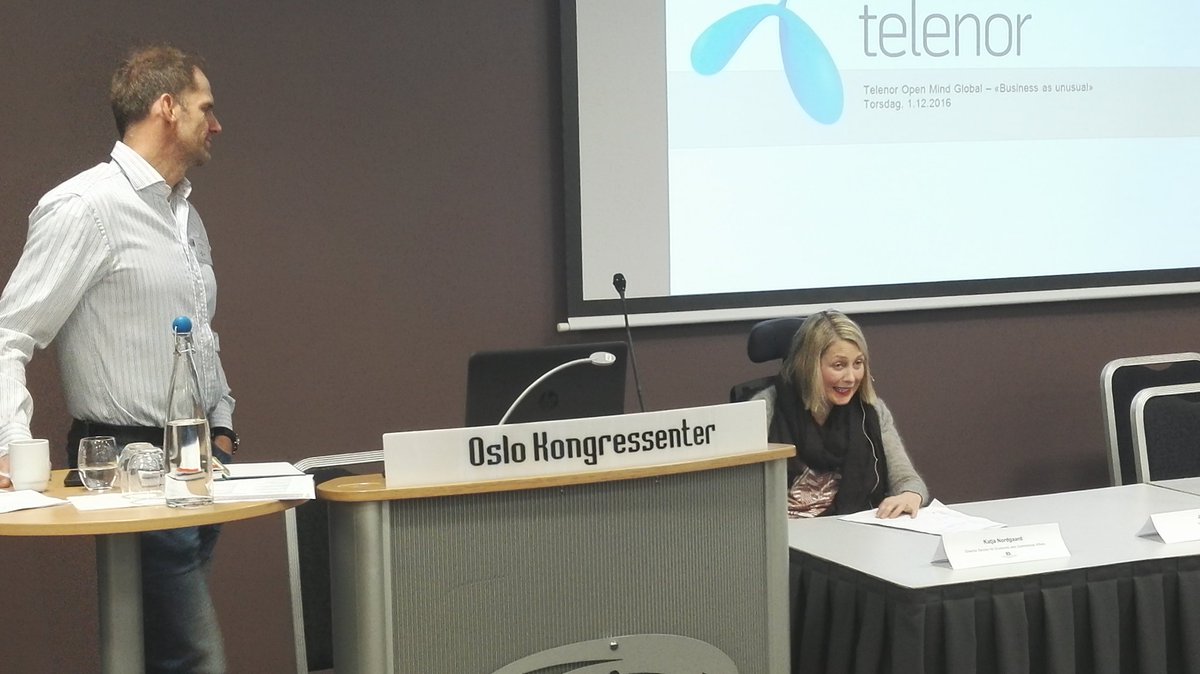 AtlasAlliansen's tweet photo. Great to hear @ingridihme & Geir in @TelenorOpenMind share experiences on #DisabilityInclusion in #private #enterprices #enable2work @ilo https://t.co/nvNekT9xy5