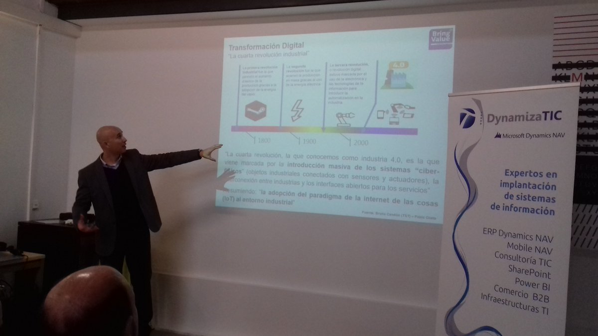 BringValueCons's tweet image. II Seminario  Dynamics Nav 2017 compartiendo aspectos de Industria 4.0 con los asistentes. Gracias @dynamizatic  por contar con nosotros.