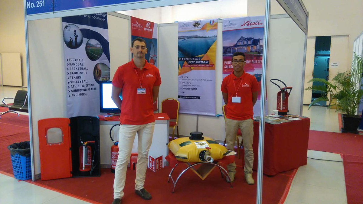 Notre équipe vous attend au stand 251 du Salon de la Construction et de l'Industrie de Phnom Penh.