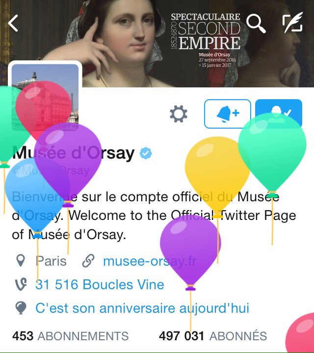vincentbitker's tweet photo. Joyeux anniversaire @MuseeOrsay ! #ForeverYoung #bornin1986 https://t.co/HljWYbOdxl