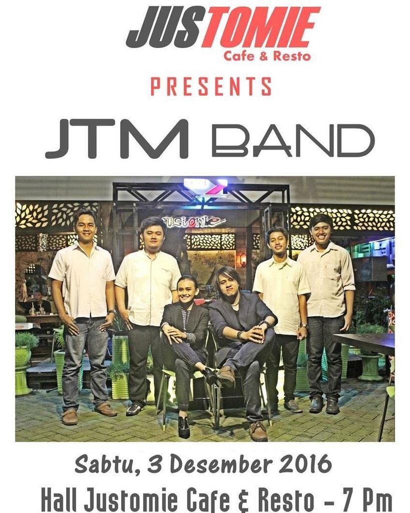 Hello....
yuk merapat Sabtu,3 / 12 / 2016
at JUSTOMIE CAFE &amp; RESTO @justomiecafe TULUNGAGUNG 07.00 PM - 11.00 PM🍴☕🍮…