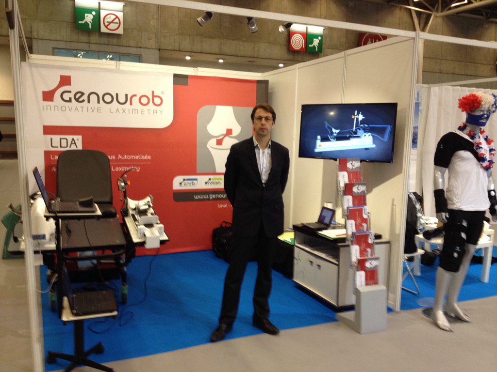 Genourob_Co's tweet photo. Come and visit our booth at the French arthroscopy congress! #Genourob #SFA #SFA2016 #ACL #ACLAnalysis #Paris https://t.co/zszcijbRLR