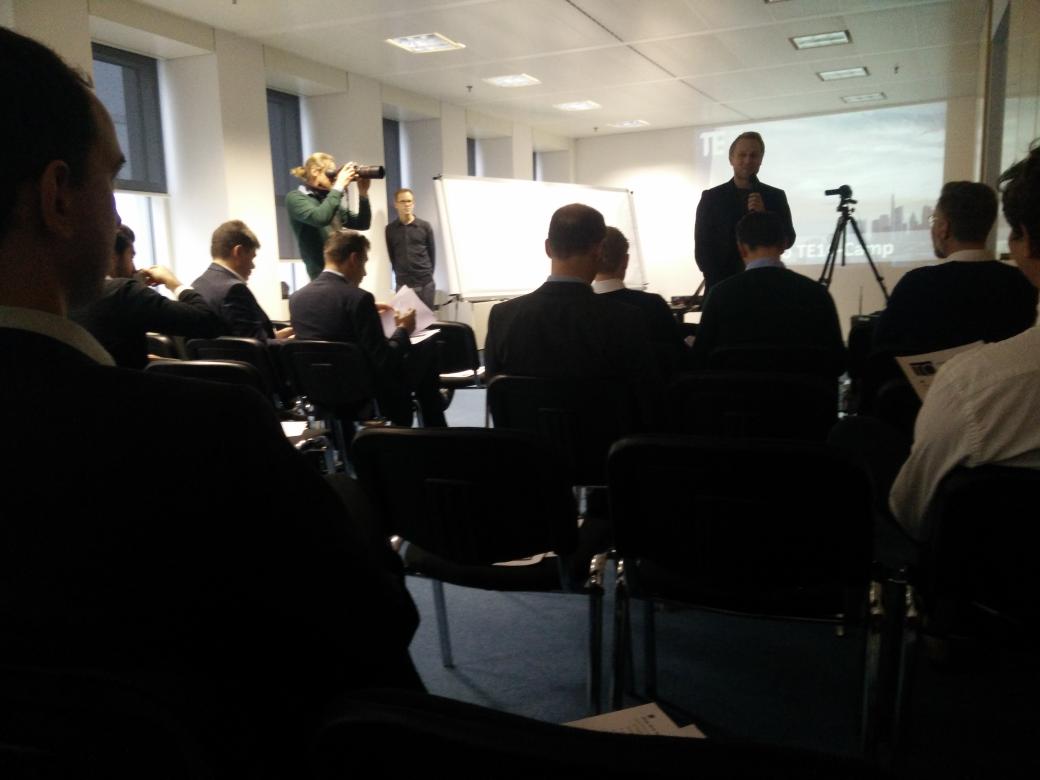 PitchClubFFM's tweet photo. Let's get started, first workshop at @TechQuartier or at least in the same building about #fintech trends. #rheinmainrocks #TE16Camp https://t.co/lGJhG70wSS