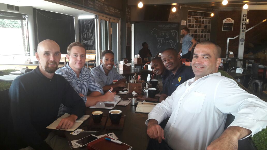 Great meeting with <a href="/PaddySteytler/">Paddy Steytler</a> and the <a href="/FuturaSportsSA/">Futura Sports Agency</a> team. Point A2B moving Futura Athletes around South Africa #pointa2b #futurasports