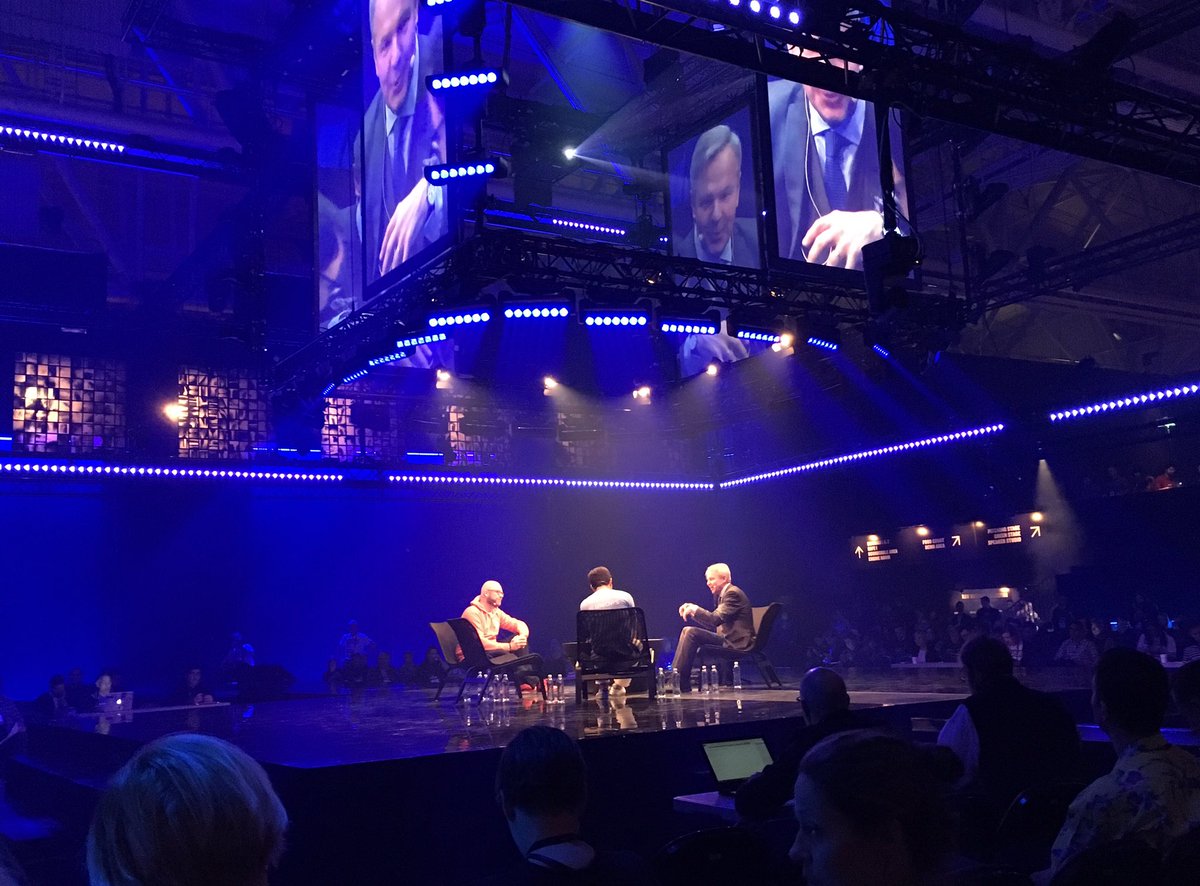 Refreshing insights and passion from <a href="/Haavisto/">Pekka Haavisto</a> <a href="/aape/">Aape Pohjavirta</a> <a href="/rmtomasini/">Rolando Tomasini</a> #slush16 #sustainabledevelopment #technologyforgood #vision