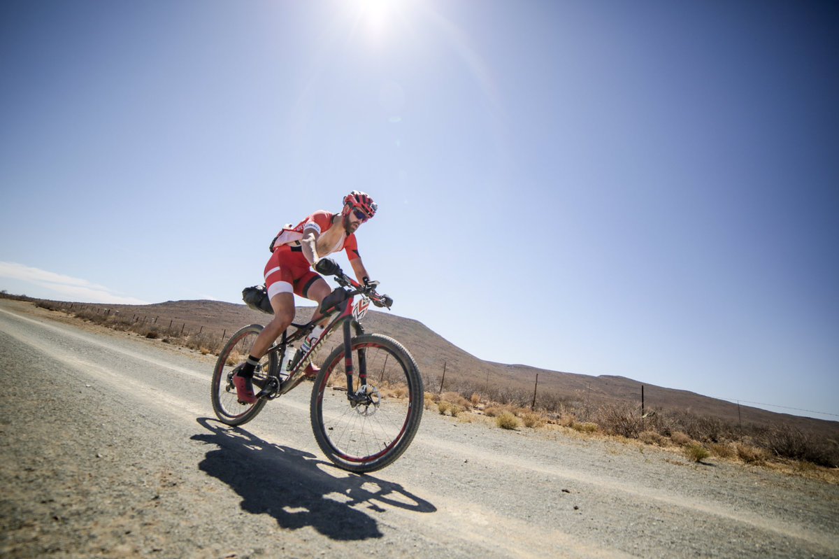 martindreyer3's tweet photo. "@badiejb: Race is breaking people. Sufferfest in 40deg heat &amp; strong headwinds!  https://t.co/dF9BseA79E" @CCMerchBPO @USNSA @HiTec_SA