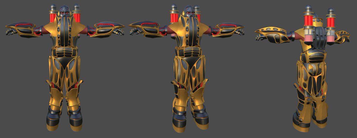Plan_Z_Studios's tweet photo. The brutal mercenary Ram, powered by the combat drug called Synthiraeum and armor made from an Atlantean anti-magic metal #HeroesandVillains https://t.co/P1htAyRE8S