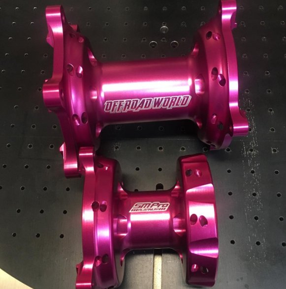 SMProWheels (@smprowheels) on Twitter photo Customised pink hubs for <a href="/offroadworld/">Oli Beard @ Off Road World</a> #customization #motocross #smproplatinum Customised pink hubs for <a href="/offroadworld/">Oli Beard @ Off Road World</a> #customization #motocross #smproplatinum