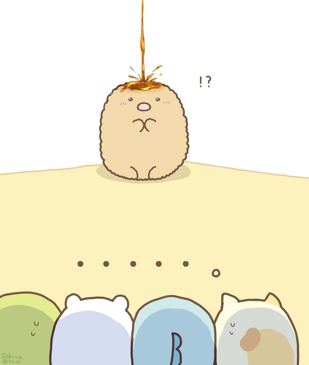 さくら とんかつ 新しいソース すみっコぐらし すみっコイラスト部 T Co 7rmf0kau7z Twitter