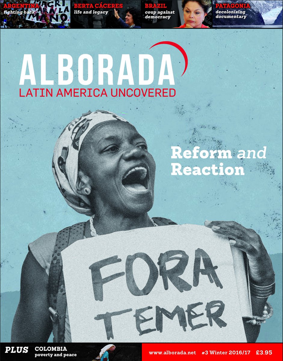 alboradanet's tweet photo. 🎉 #alboradamag issue 3 is out now. Support independent #journalism on #LatinAmerica and get a copy here: https://t.co/gbNlNdRGDC #alborada3 https://t.co/oVtq2K3Nbu