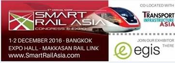 egis's tweet photo. We are at #SmartRailAsia in #Bangkok. Visit us at booth T60 #rail #metro https://t.co/Tp0XpVkS2z https://t.co/0G8473bxe5