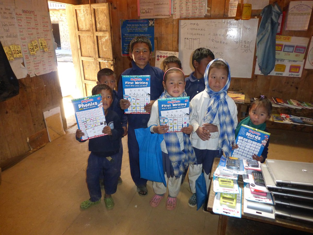 Lindley_Books's tweet photo. @FiestaCraftToys children in Nepal will learn English using your fab magnetic activity boards thanks to @wyscouts #projectnepal https://t.co/zcMonjM6TP