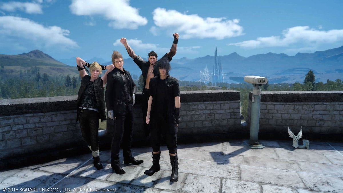 somewhatdamagd's tweet photo. #Carbuncle shows up in strange places #FFXV #FinalFantasyXV #CarbuncleSurprise #PS4share #PS4 #FinalFantasy https://t.co/hix3usAUGH