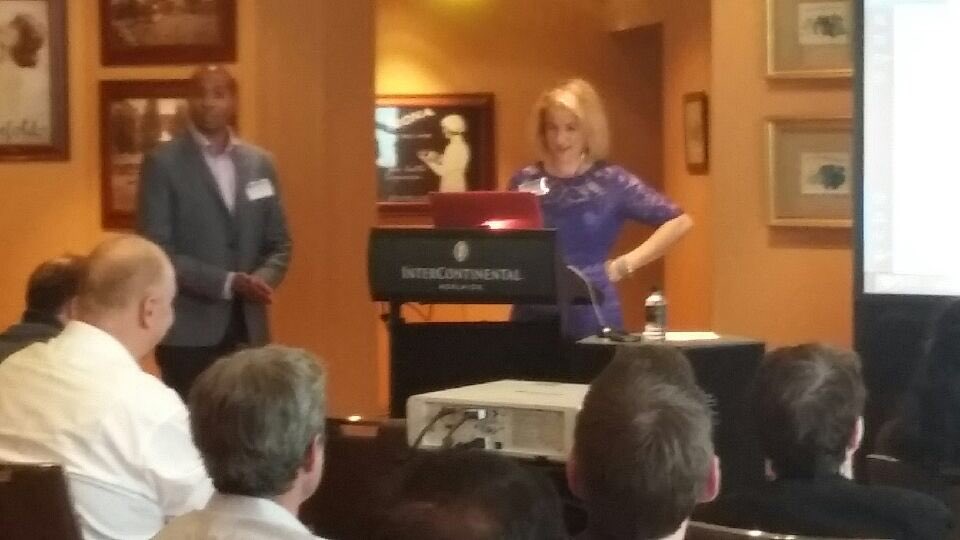Rocking the stage with <a href="/InfoGavman/">Gavin Fernandes</a> #teamwork #WDP #IBM #greatjob.