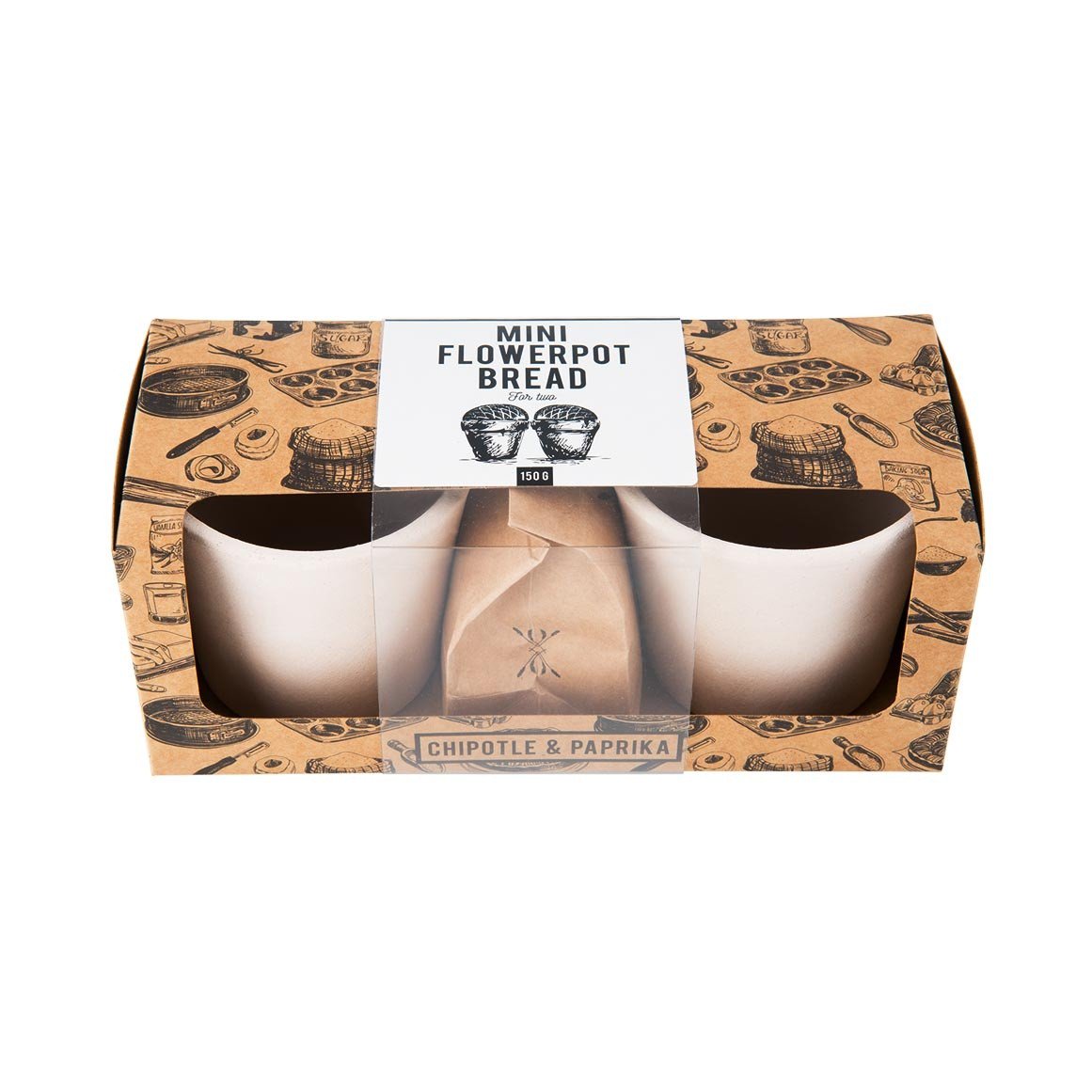 .<a href="/eatartSA/">eat.art</a> 's Mini Flowerpot Bread includes 2 ceramic flower pots and a Chipotle &amp; Paprika bread mix. Now available <a href="/WOOLWORTHS_SA/">Woolworths SA</a>