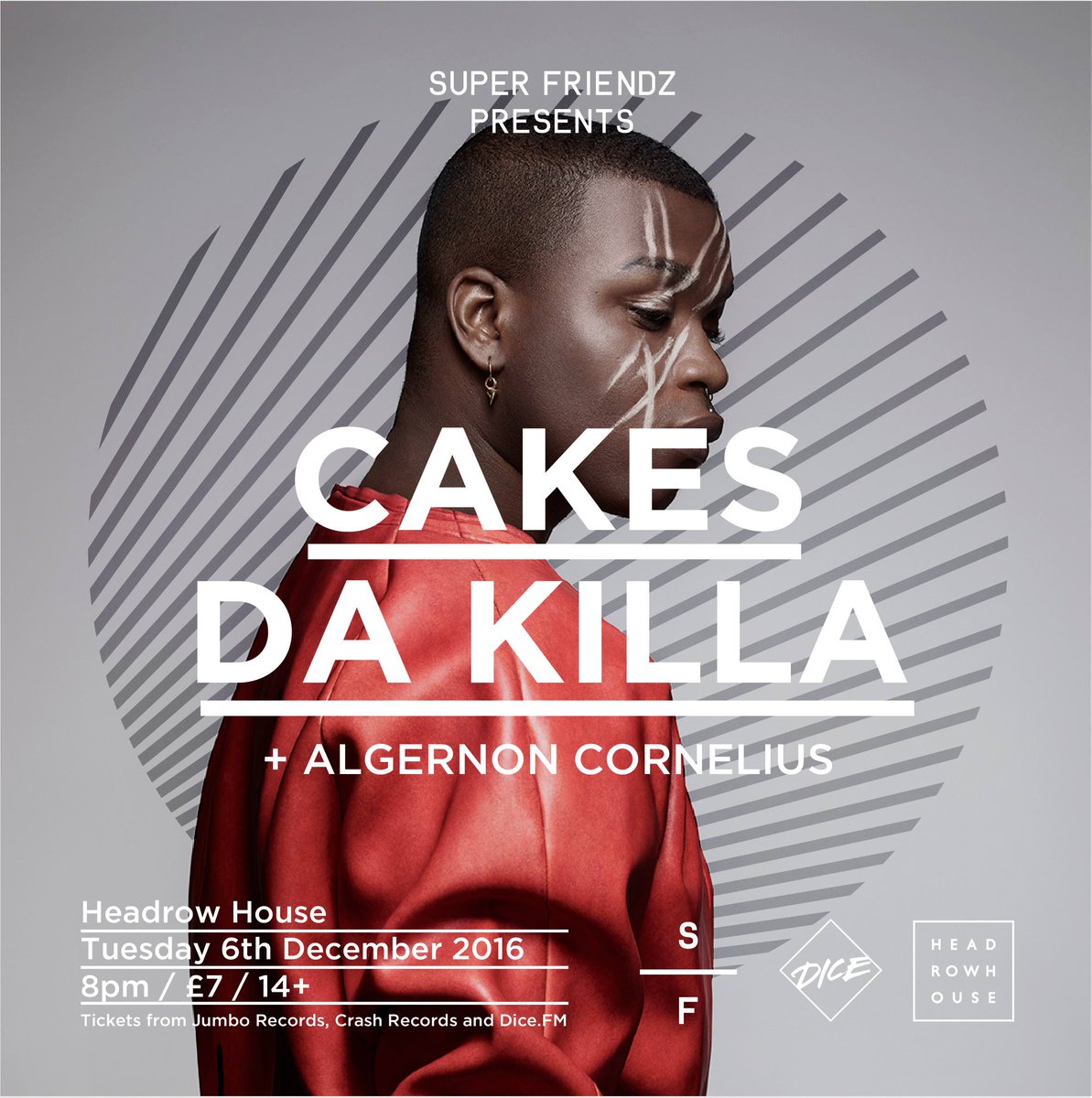 Next Tuesday it’s <a href="/CAKESDAKILLA/">mr ⋆ cakes</a> at Headrow House! Support from <a href="/ALGRNONCORNELS/">AlgernonCornelius</a>. Tix available at <a href="/dicefm/">DICE</a> <a href="/Crash_Records/">Crash Records</a> <a href="/JumboRecords/">Jumbo Records</a>