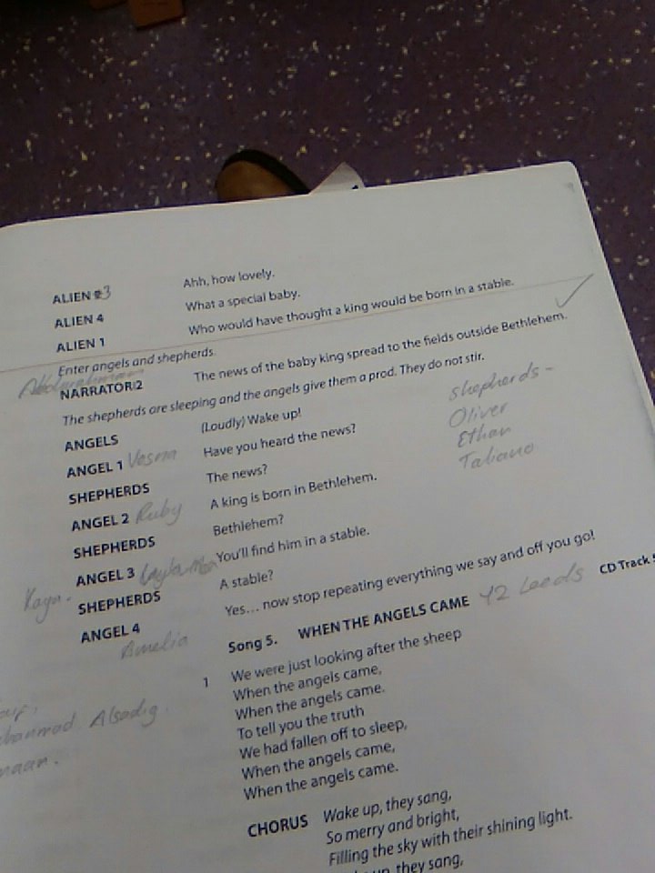 Directing Christmas nativity #youngtalent