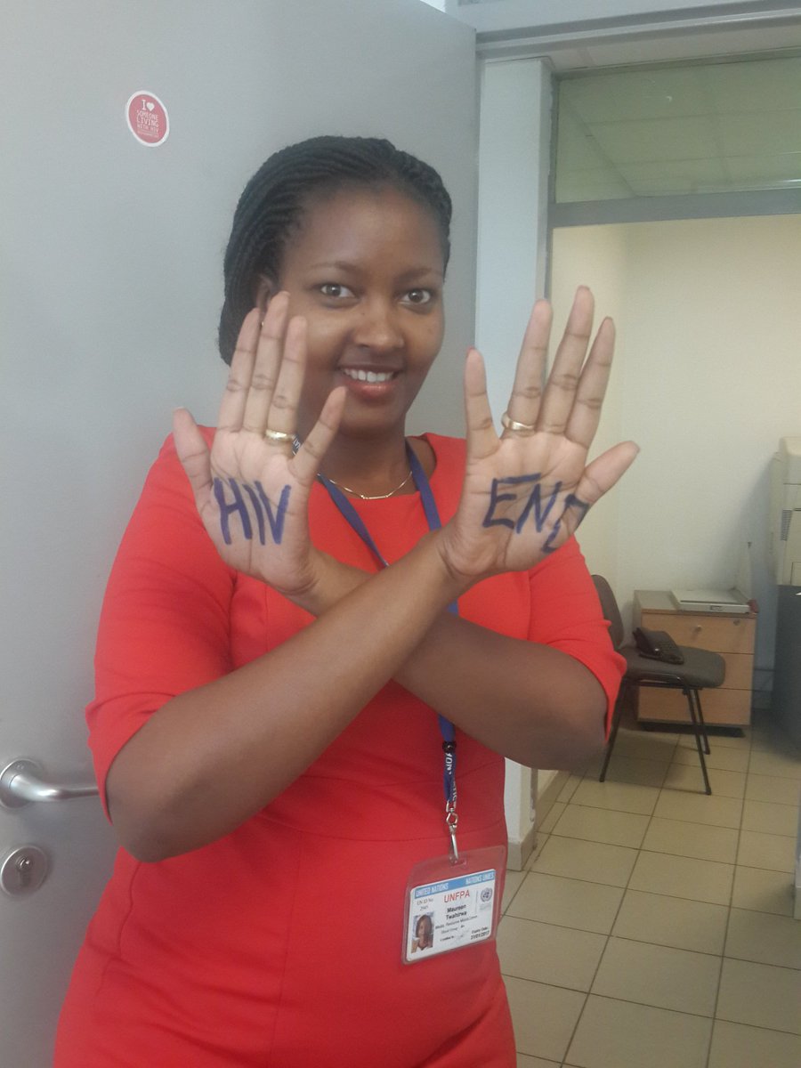 MaureenHirwa's tweet photo. World AIDS Day- raise awareness,commemorate those passed on & celebrate victories #PreventAIDS #Condomise @UNFPA @UNFPA_ESARO @pearlkarungi1 https://t.co/NHAEYFiS6y