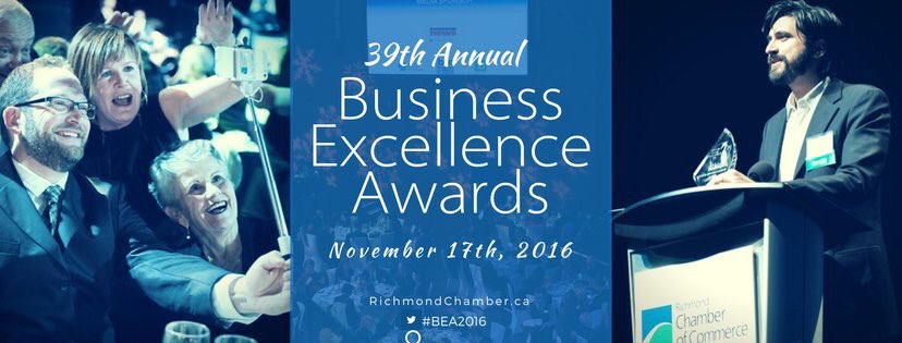 Wendy_Yuan's tweet photo. Gr8 2 b at the @richmondchamber #BEA16 nite !Congrats to all award recipients. Good job @MPitcairn . A proud chamber member! #RichmondBC https://t.co/UQBDGIj0xU