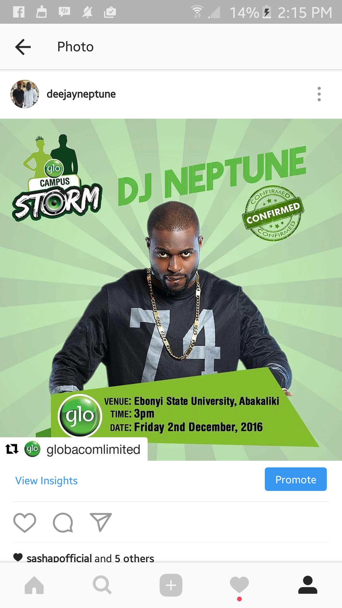 DJ Neptune Greatness 2.0 on Twitter "Ebonyi State Uni GloWorld is