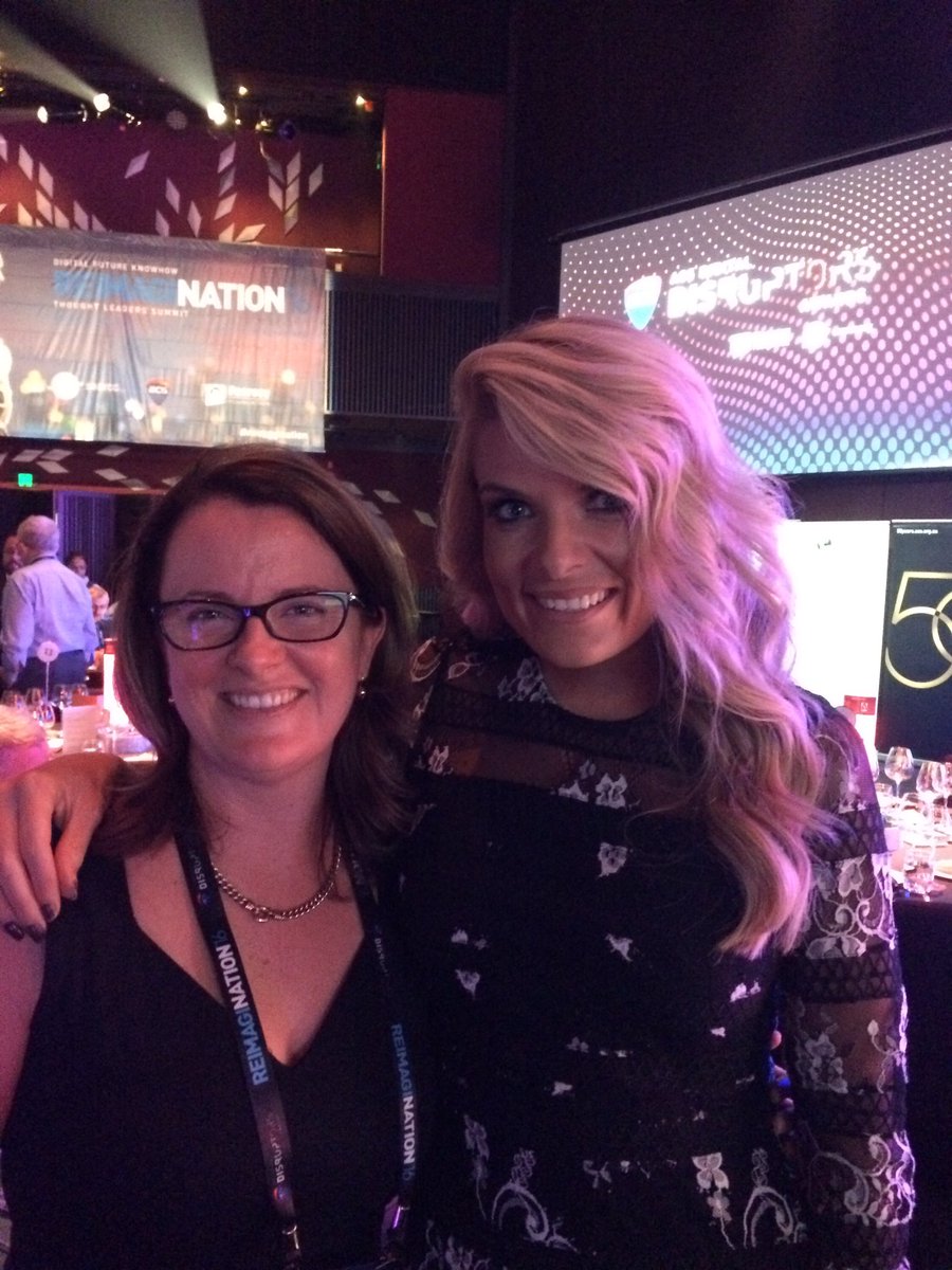 carmelliott's tweet photo. Great to meet the gracious, stylish, and authentic @Erin_Molan, hosting the ACS awards. Thanks @lousmith11 for the introduction! #disruptors https://t.co/zuOT6ORK9n
