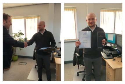 ApexCompLTD's tweet photo. #ApexComputingNews @kirudm Martin receives the #EmployeeoftheMonth Award! Presented by Director @DanSApex Read more: https://t.co/axTtVuCukN https://t.co/wUwY0aQzq1