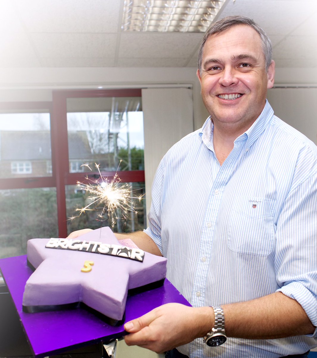 BrightstarFin's tweet image. How else can we start our #BrightstarAdvent than celebrating our "One Team" ! Here's us on our 5th Birthday...